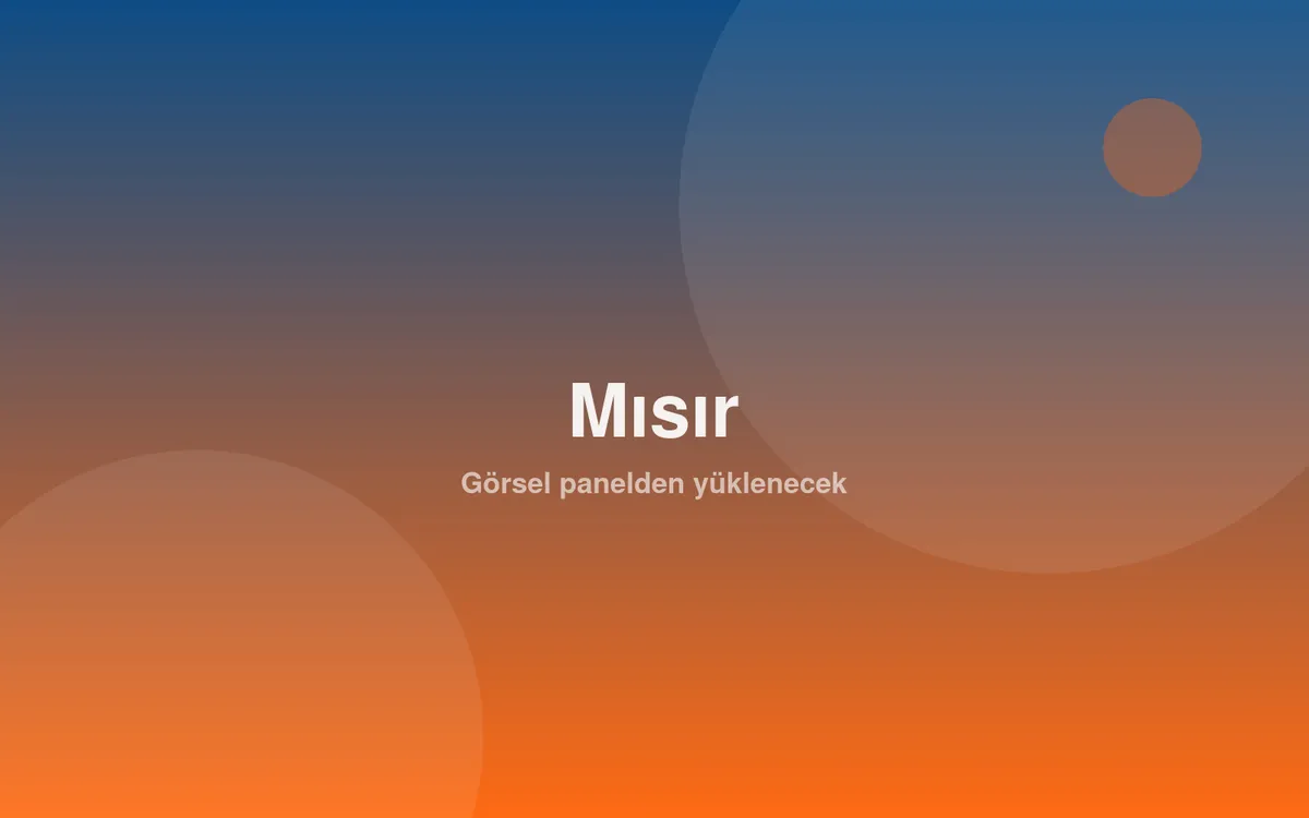 Mısır Turu: Kahire & Şarm El Şeyh