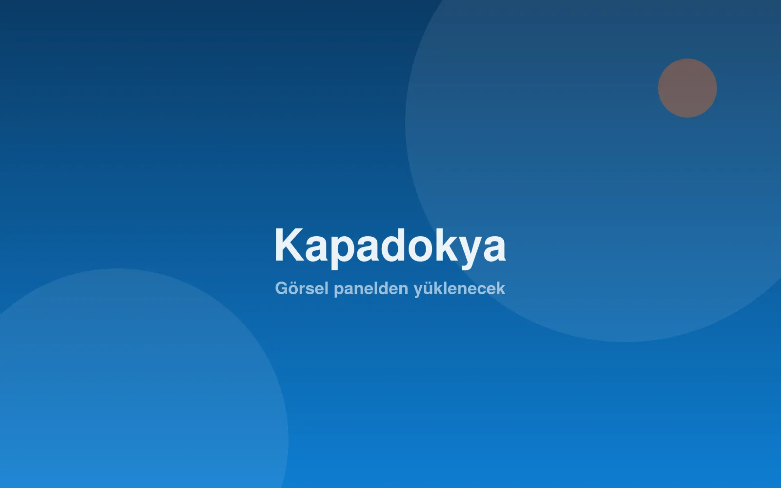 Kapadokya