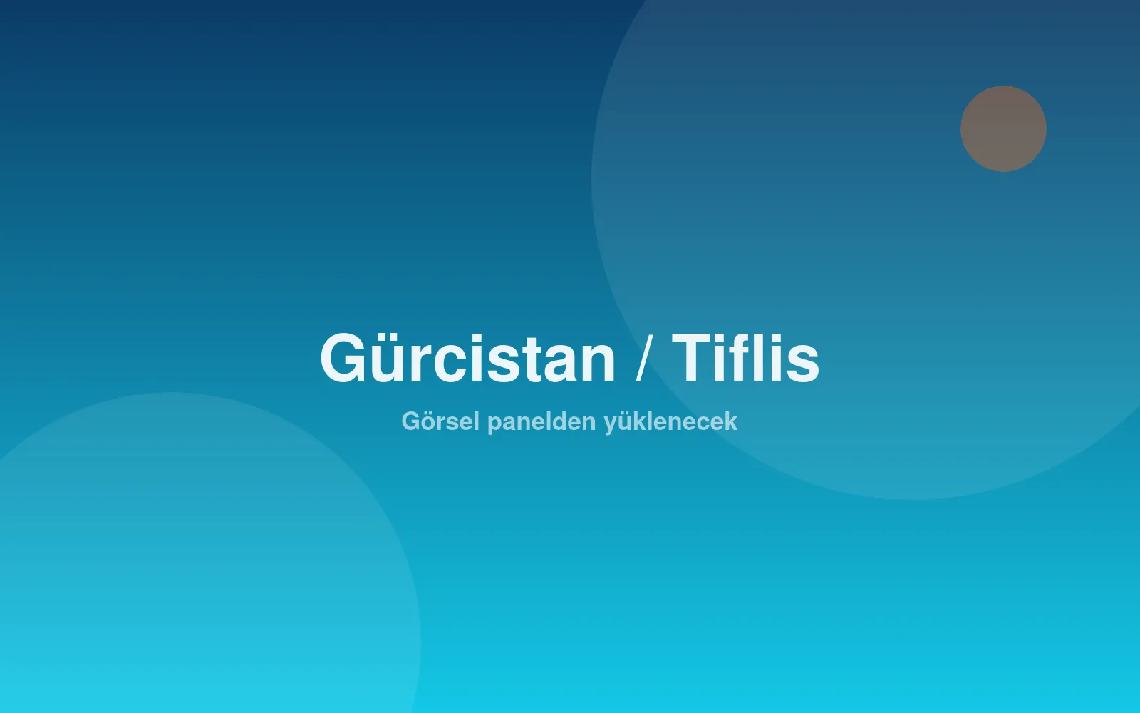 Gürcistan / Tiflis – Batum Turu